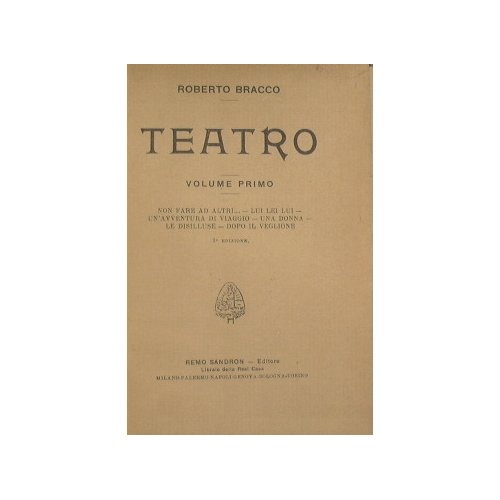 Teatro. Vol. I | Immagine principale