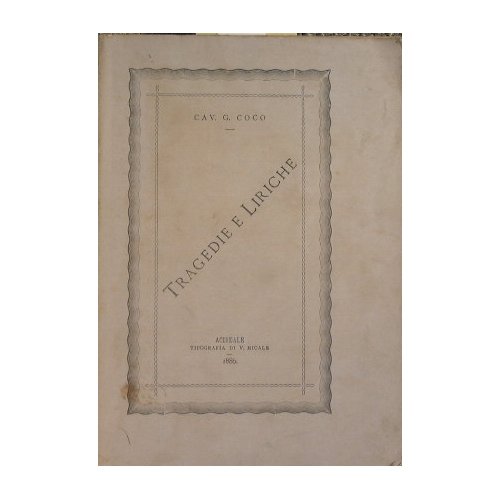 Tragedie e liriche | Immagine principale