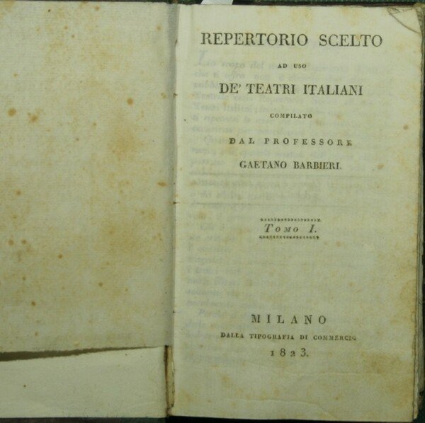 Repertorio scelto ad uso de' teatri italiani