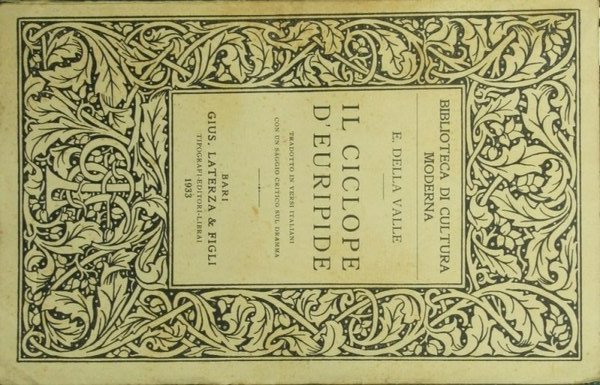 Il ciclope d'Euripide | Immagine principale