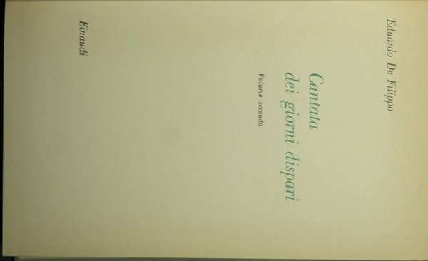 Cantata dei giorni dispari - Vol. II | Immagine principale