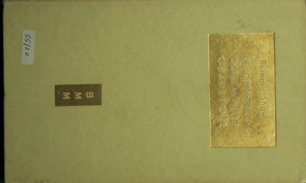 Le tre commedie gradevoli - Le armi e l'uomo. Candida. … | Immagine principale