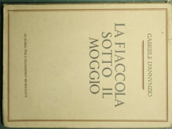 La fiaccola sotto il moggio | Immagine principale