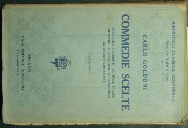 Commedie scelte - Vol. I | Immagine principale