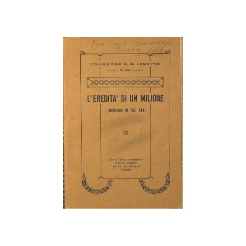 L'eredità di un milione
