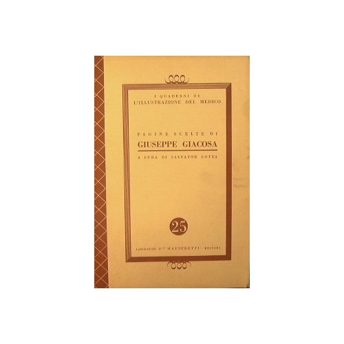 Pagine scelte di Giuseppe Giacosa
