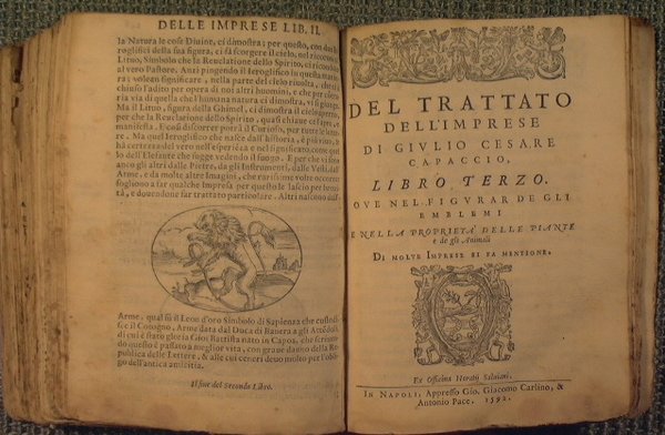 Delle imprese trattato di Giulio Cesare Capaccio. In tre libri …