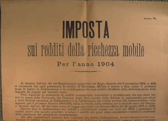 Bando comune di Carini Imposta sui redditi della ricchezza mobile …