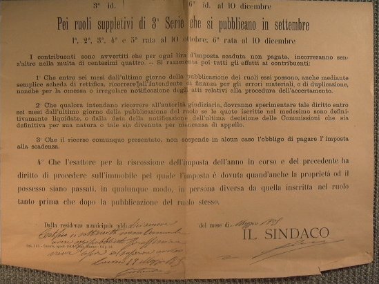 Bando comune di Carini - Avviso di pubblicazione dei ruoli …