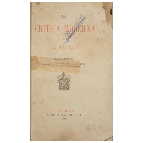 La critica moderna