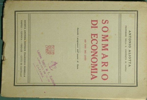 Sommario di economia