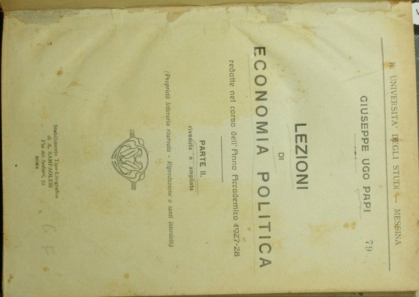 Lezioni di economia politica
