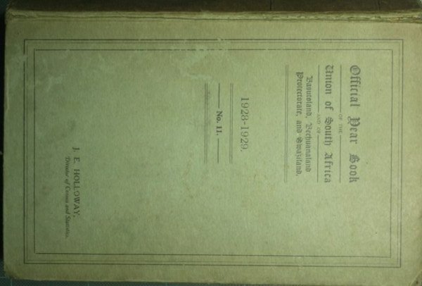 Official year book of the Union of South Africa and …