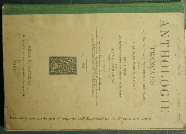 Anthologie francaise | Immagine principale