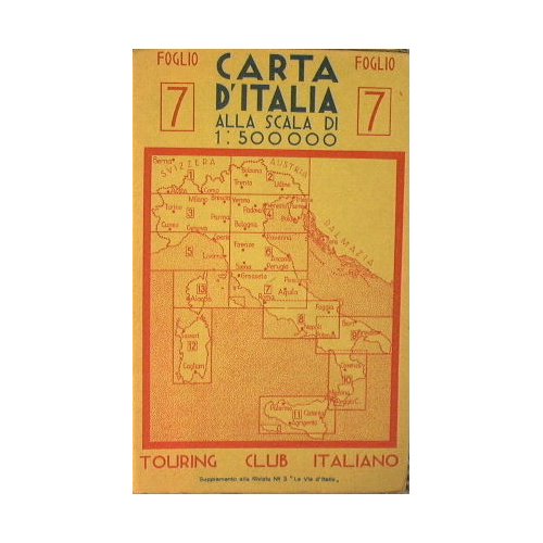 Carta d'Italia alla scala 1 : 500.000 | Immagine principale