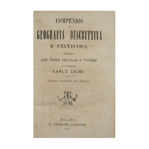 Compendio di geografia descrittiva e statistica | Immagine principale