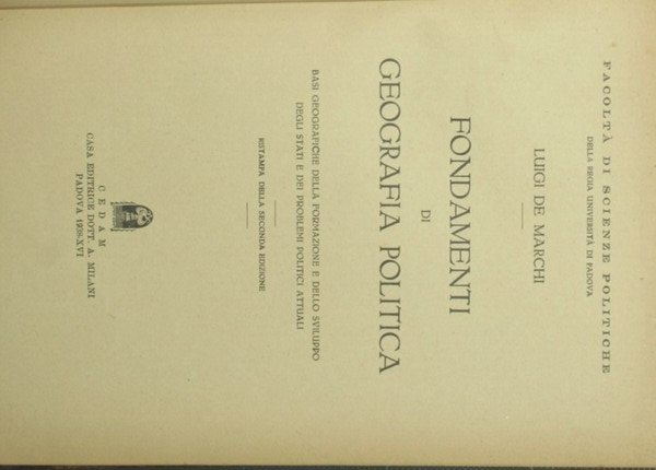 Fondamenti di geografia politica | Immagine principale