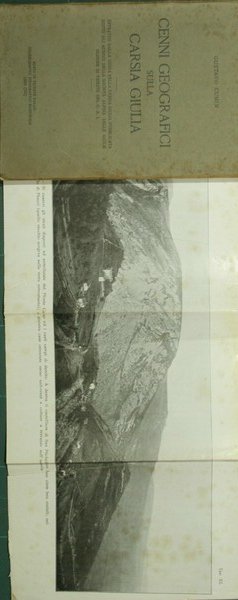 Cenni geografici sulla Carsia Giulia | Immagine principale