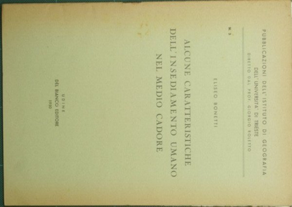 Alcune caratteristiche dell'insediamento umano nel Medio Cadore | Immagine principale