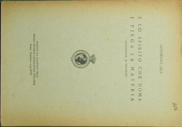 È lo spirito che doma e piega la materia | Immagine principale