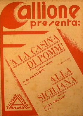 A la casina di Pomm ( canzone valzer ) - …