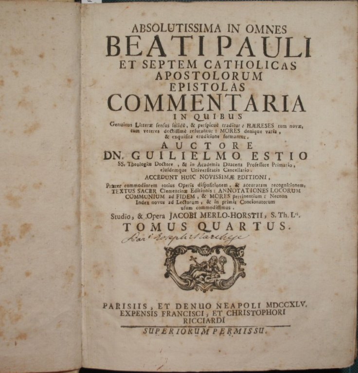 Absolutissima in omnes Beati Pauli et septem catholicas apostolorum epistolas …