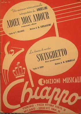 Adieu Mon Amour ( canzone slow ) - Swinghetto ( …