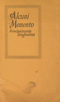 Alcuni memento principalmente diagnostici