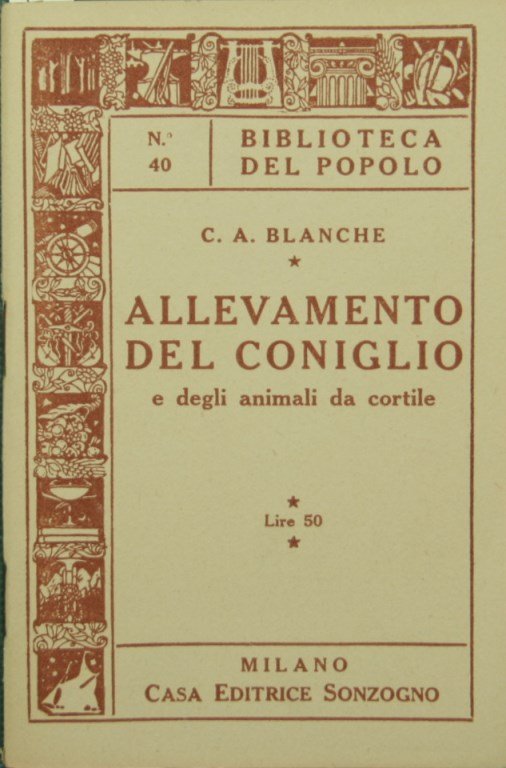 Allevamento del coniglio e degli animali da cortile