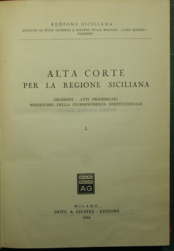 Alta Corte per la Regione Siciliana