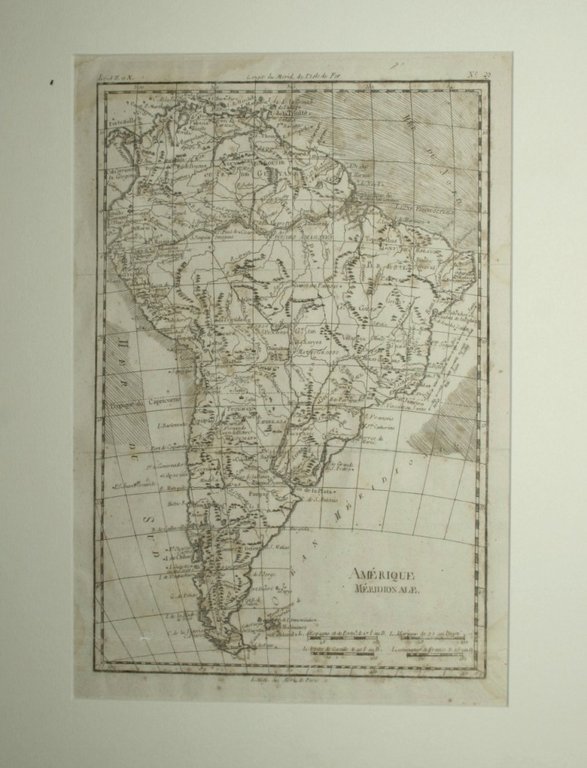 Amerique meridionale - Analyse succincte de L'atlas dressé