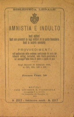 Amnistia e indulto