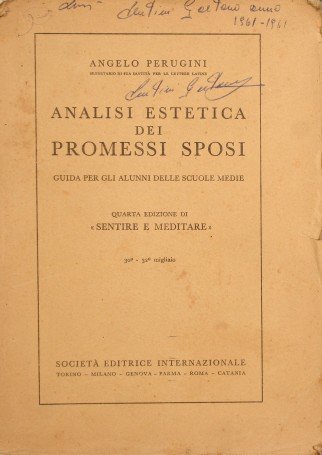 Analisi estetica dei Promessi sposi