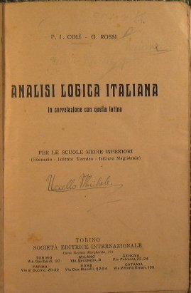 Analisi logica italiana in correlazione con quella latina | Immagine Gallery 3