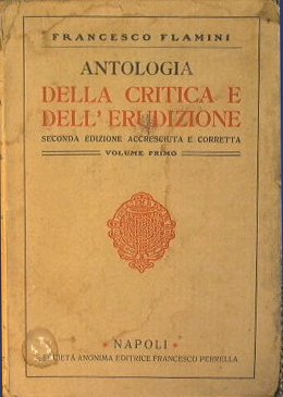 Antologia della critica e dell'erudizione