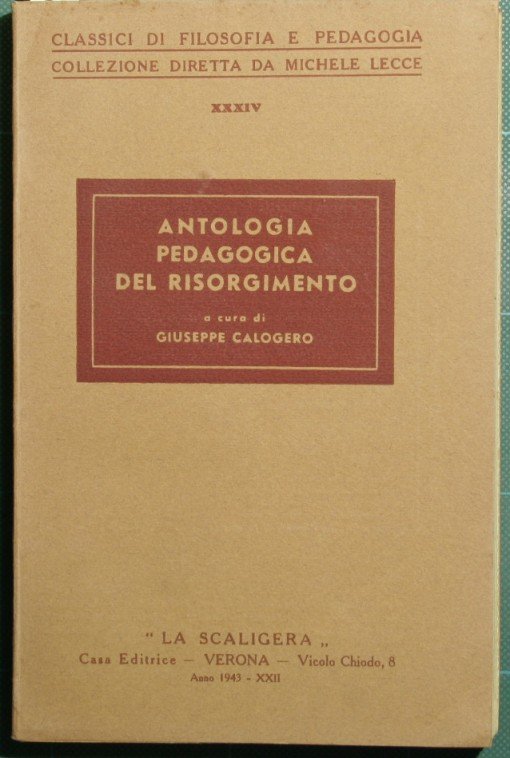 Antologia pedagogica del Risorgimento