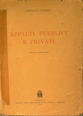 Appalti pubblici e privati