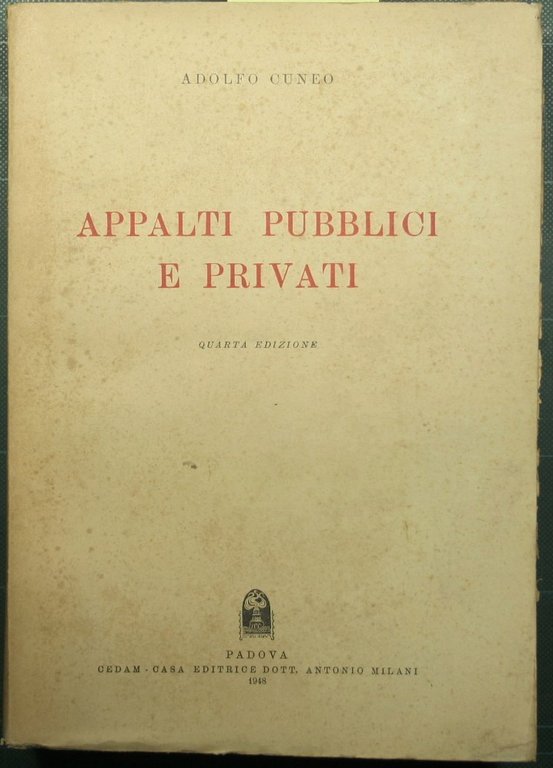 Appalti pubblici e privati