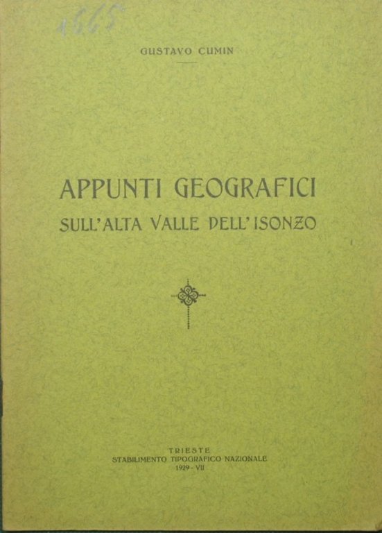 Appunti geografici sull'alta Valle dell'Isonzo | Immagine Gallery 2