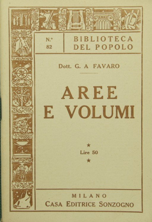 Aree e volumi