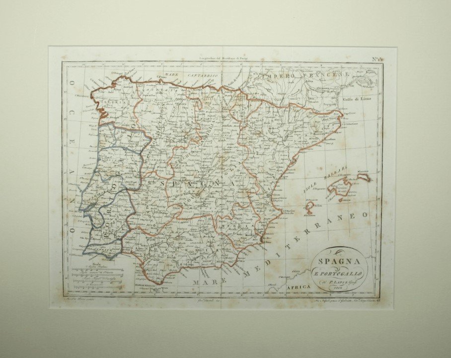 Atlante Universale portatile - Carta della Spagna e Portogallo di …
