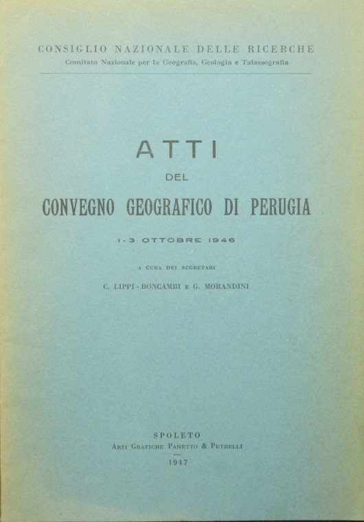 Atti del Convegno geografico di Perugia 1-3 ottobre 1946 | Immagine Gallery 2