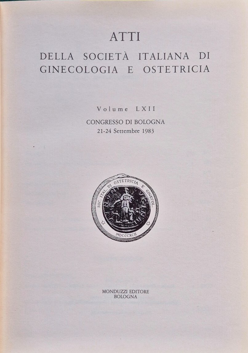 Atti della Società italiana di ginecologia e ostetricia - Vol. …