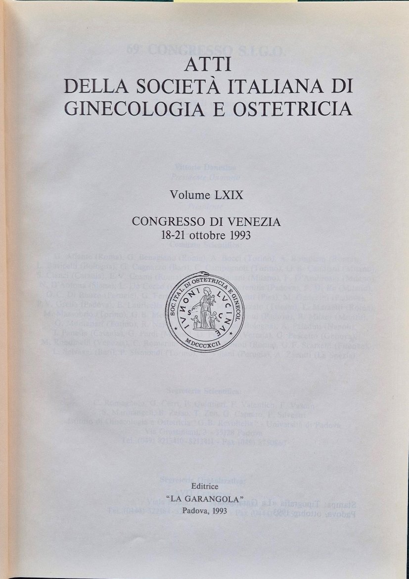 Atti della Società italiana di ginecologia e ostetricia - Vol. …