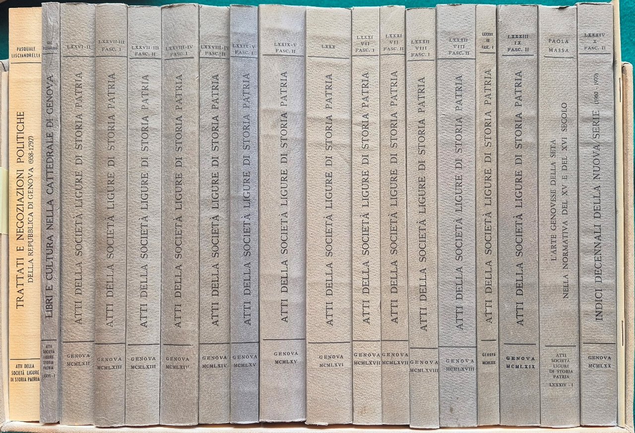 Atti della Società ligure di storia patria - Nuova serie
