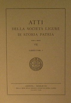 Atti della Società Ligure di Storia Patria
