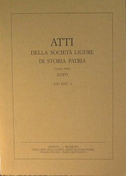 Atti della Società Ligure di Storia Patria