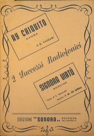 Ay chiquito ( samba ) - Signora Virtù ( beguine …