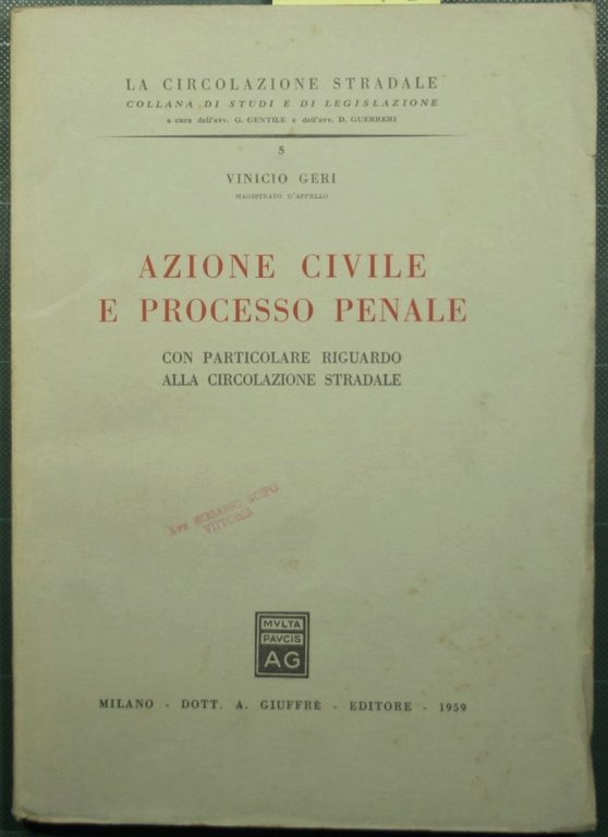 Azione civile e processo penale