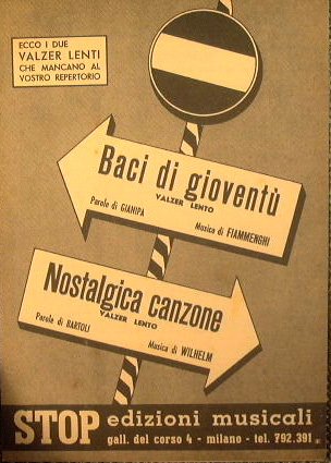 Baci di gioventù ( valzer lento ) - Nostalgica canzone …